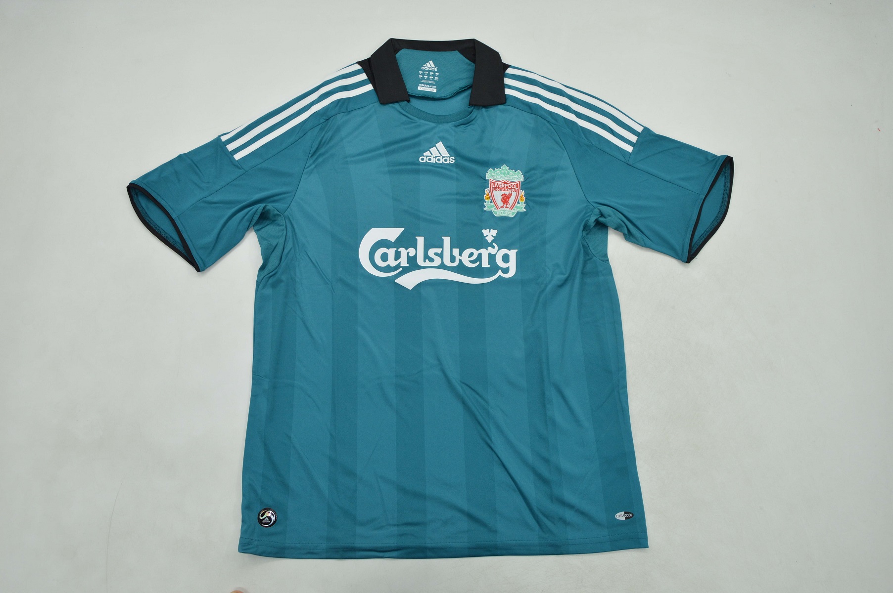 AAA Quality Liverpool 08/09 Third Green Soccer Jersey